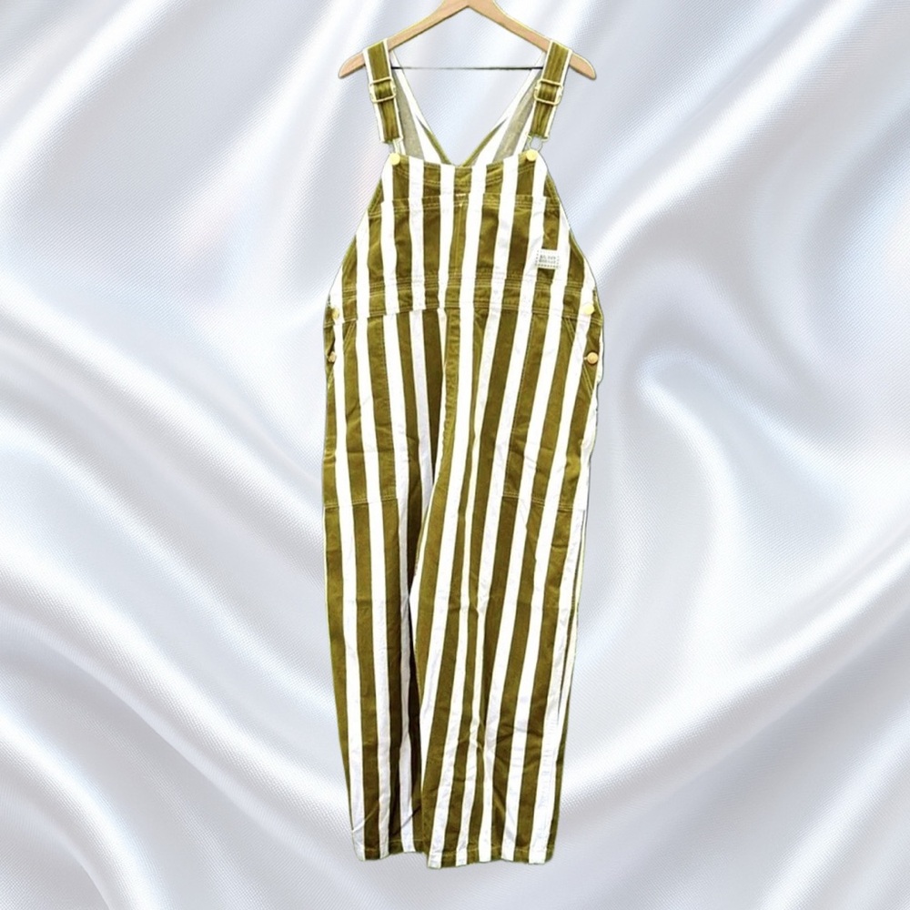 Big Bud Press Olive Stripe Original Overalls Size 3XL